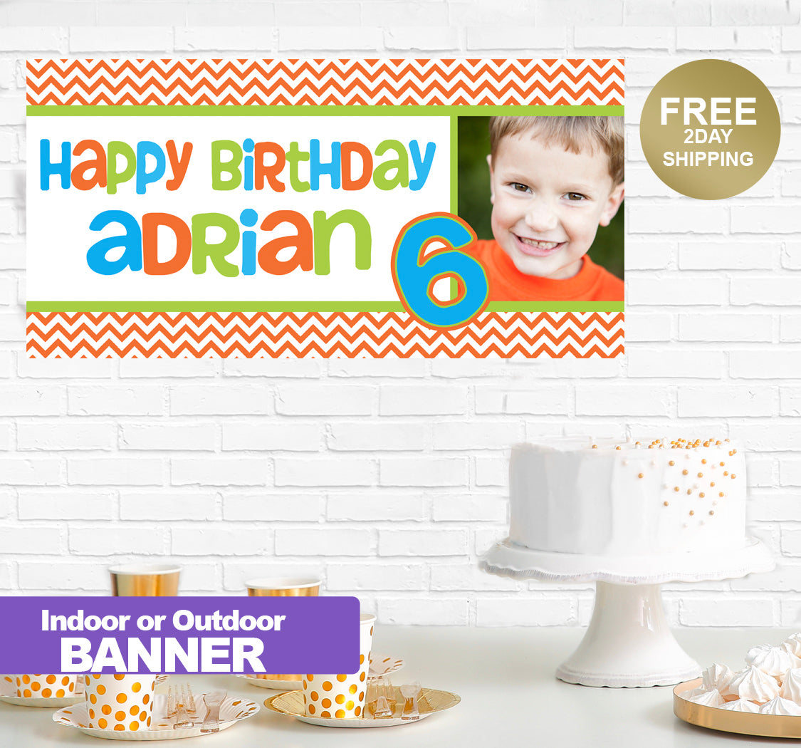 Fun Birthday Banner Indoor or Outdoor