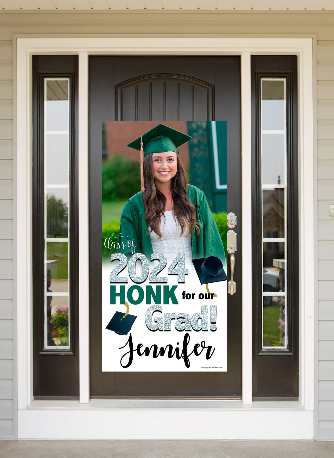 Sparkle Grad Green Door Banner