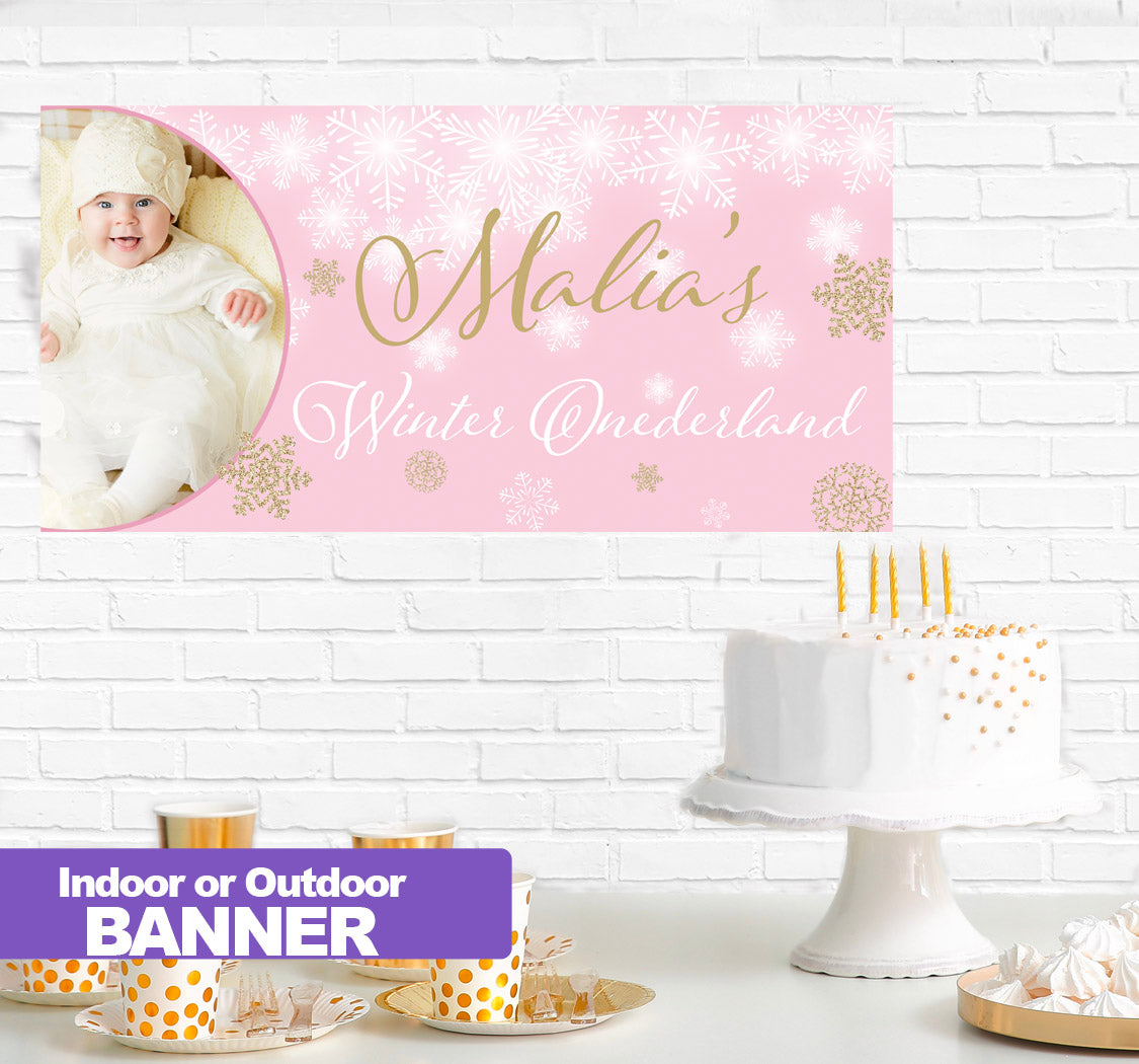 First Birthday Banners