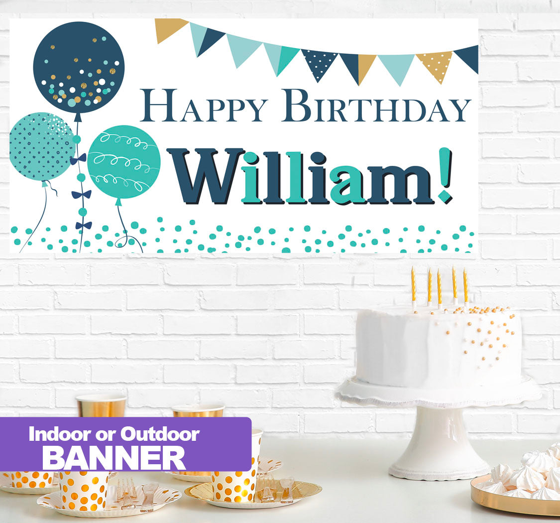 Happy Birthday Banner Indoor or Outdoor