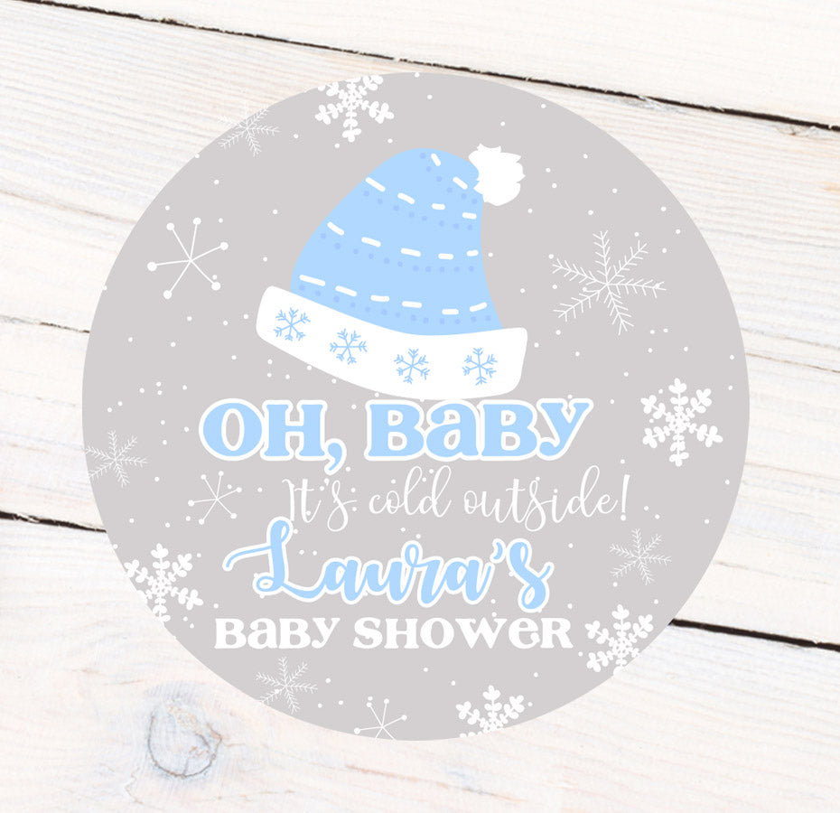 Oh, Baby Boy Favor Label